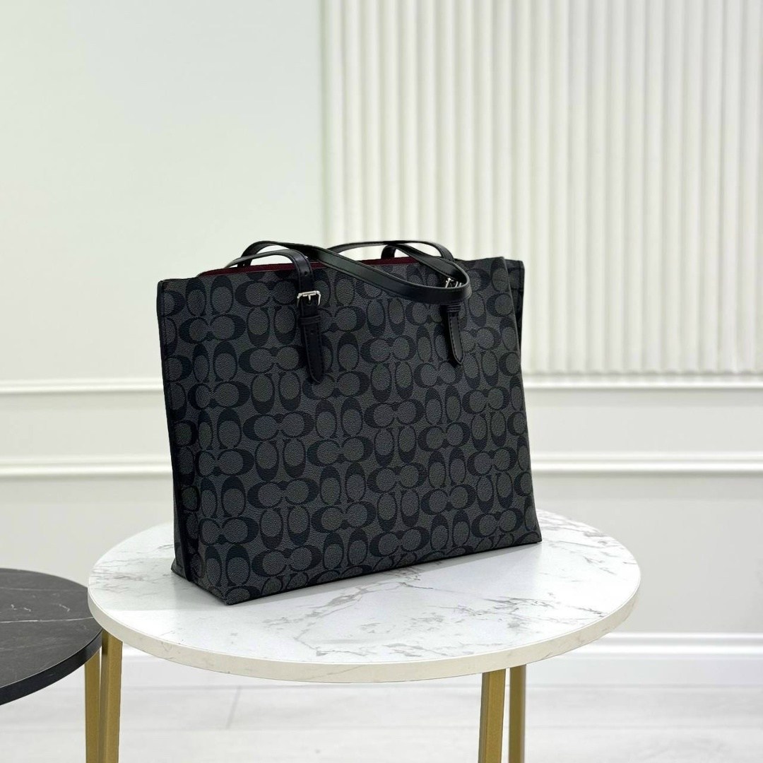 сумка-шоппер coach,coach mollie tote in signature canvas,сумка coach женская,сумка coach,шоппер coach