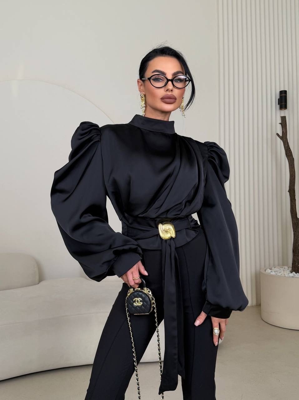 стильная блузка,женская однотонная блузка twotwinstyle белая,блузка женская,модная блузка,блузы