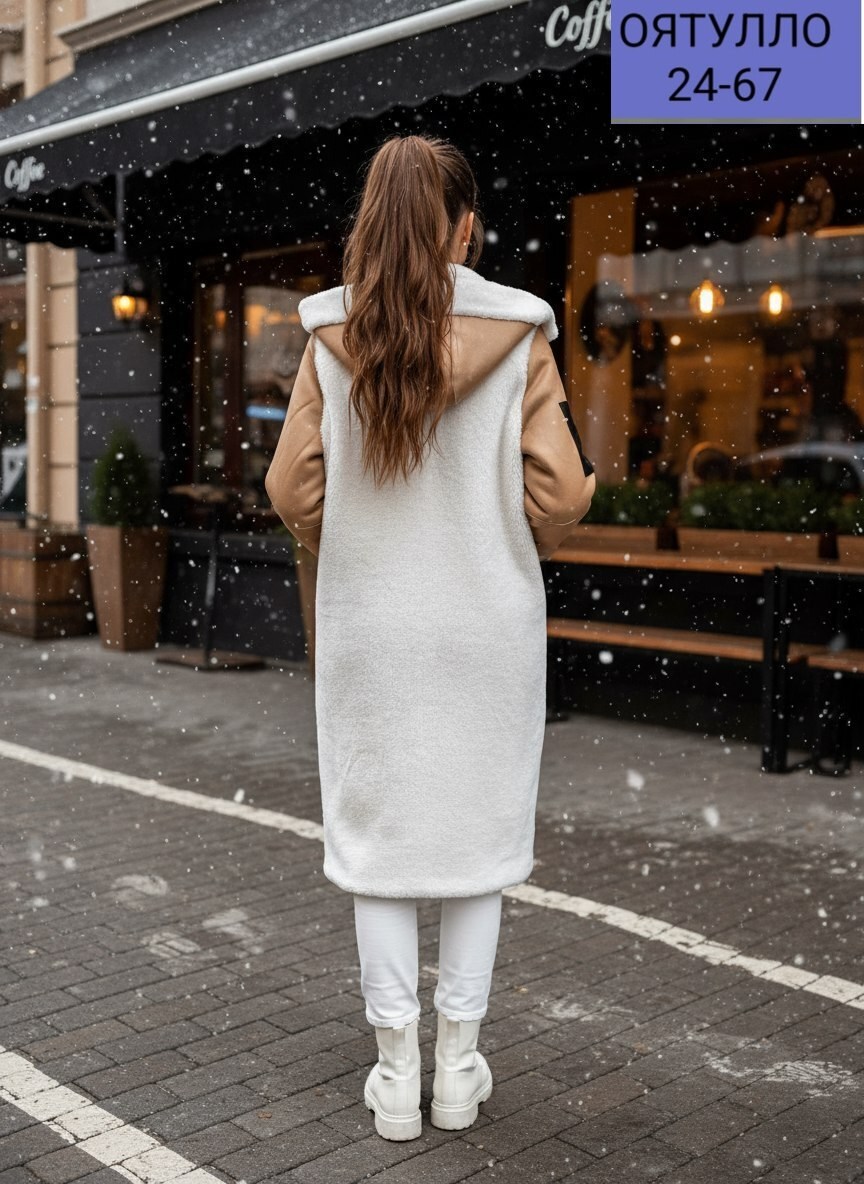 пальто зимнее стеганое длинное с капюшоном karmel style,пальто демисезонная,пальто утепленное,пальто комбинированное,куртка зимняя женская