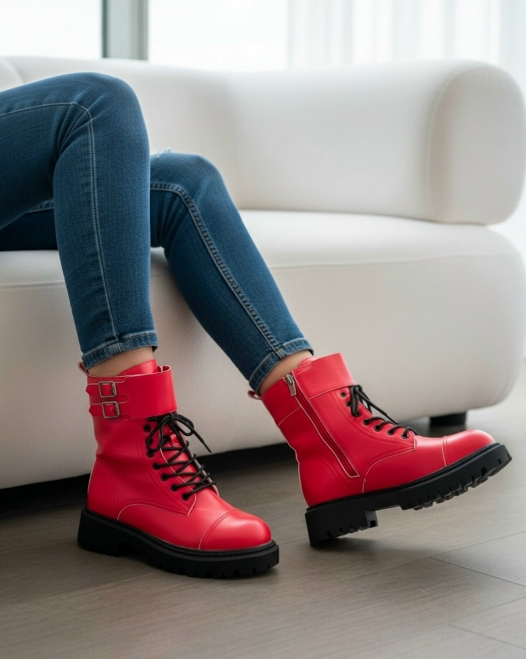 ,ботинки женские,ботинки женские красные,ботинки красные,ботинки женские красные тофа