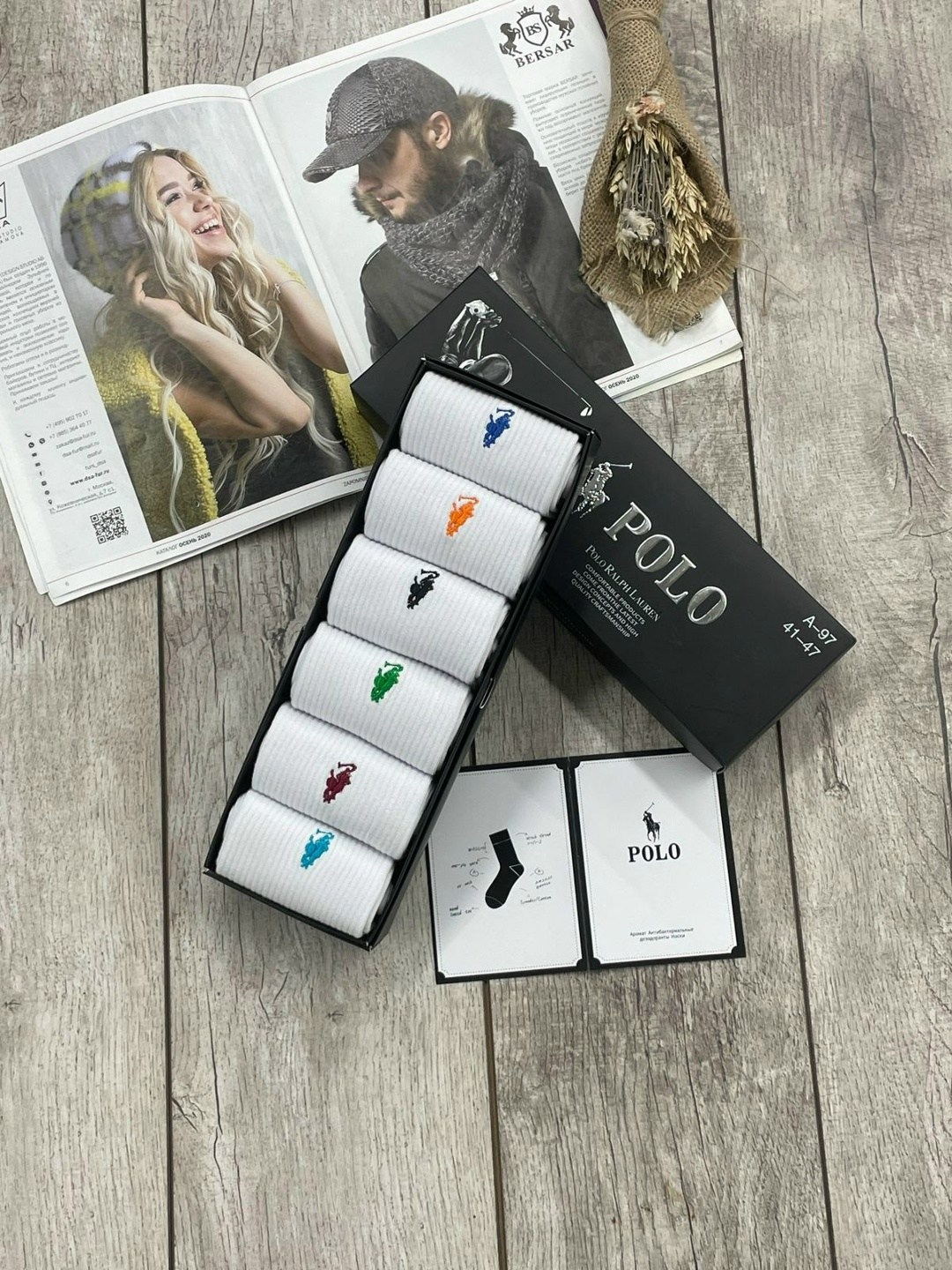 носки набор 6 пар polo ralph lauren,комплект белых носков 6 пар ароматизированные polo ralph lauren,комплект носков polo ralph lauren 6 пар,носки мужские,носки мужские 10 пар