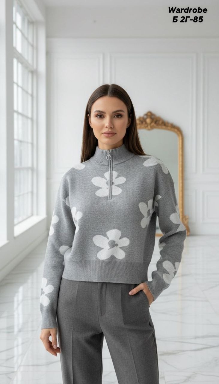 кофта женская,женские свитера,джемпер,джемпер серый,кофта женская свитер