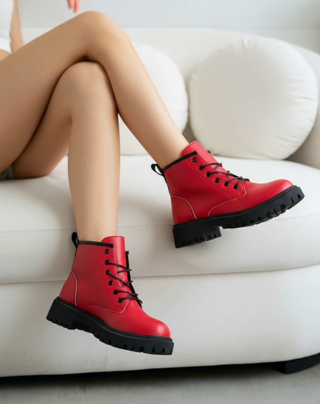 ,ботинки женские,ботинки женские красные,ботинки красные,ботинки женские красные тофа