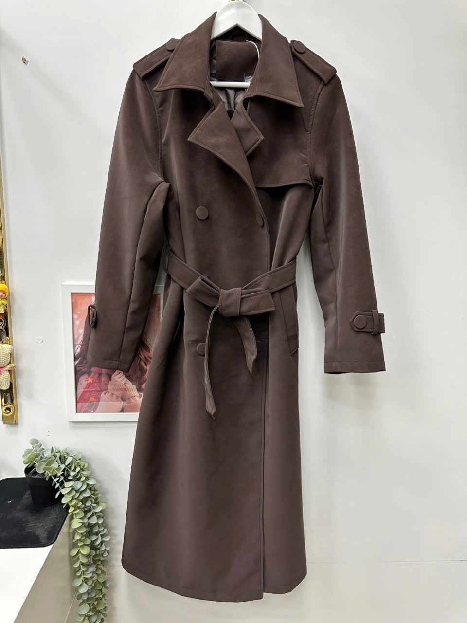 тренч темно коричневый,тренч плащ,тренч,женское пальто,женский плащ