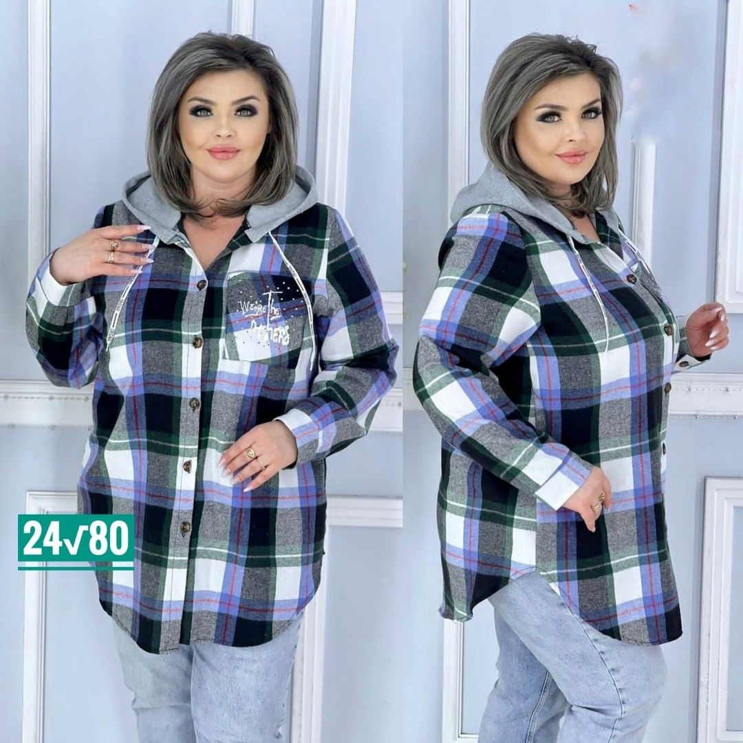 женская рубашка больших размеров,рубашка женская теплая большого размера в клетку,рубашка теплая в клетку удлиненная,рубашка теплая больших размеров,рубашка женская теплая в клетку