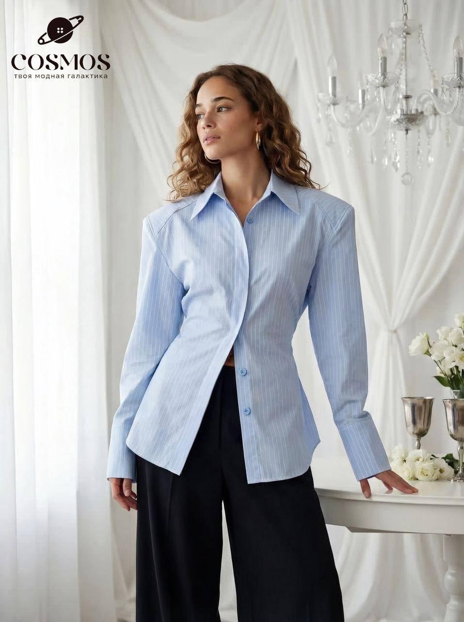 женская рубашка,рубашка в полоску,рубашка в полоску оверсайз,рубашка,рубашка голубая
