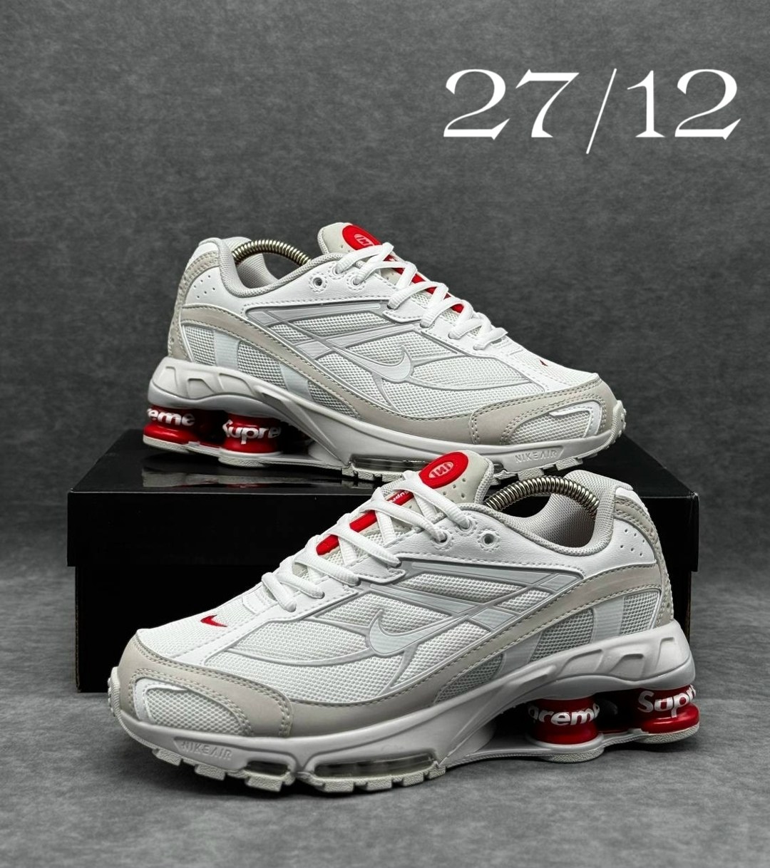 кроссовки supreme,мужские кроссовки nike air max,supreme x nike shox ride 2,кроссовки,supreme nike shox ride 2