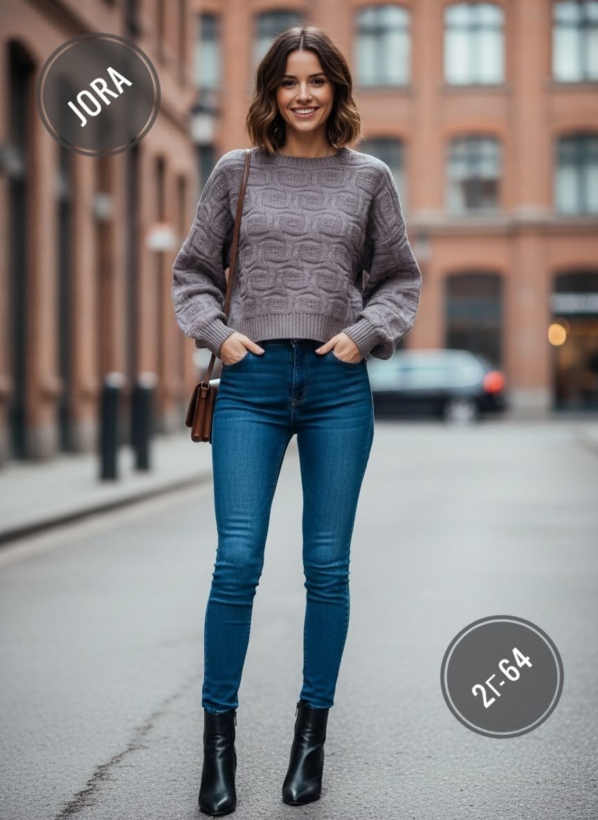 джемпер,джемпер жен,женский вязаный джемпер,блузка с джинсами,джемпер фиолетовый