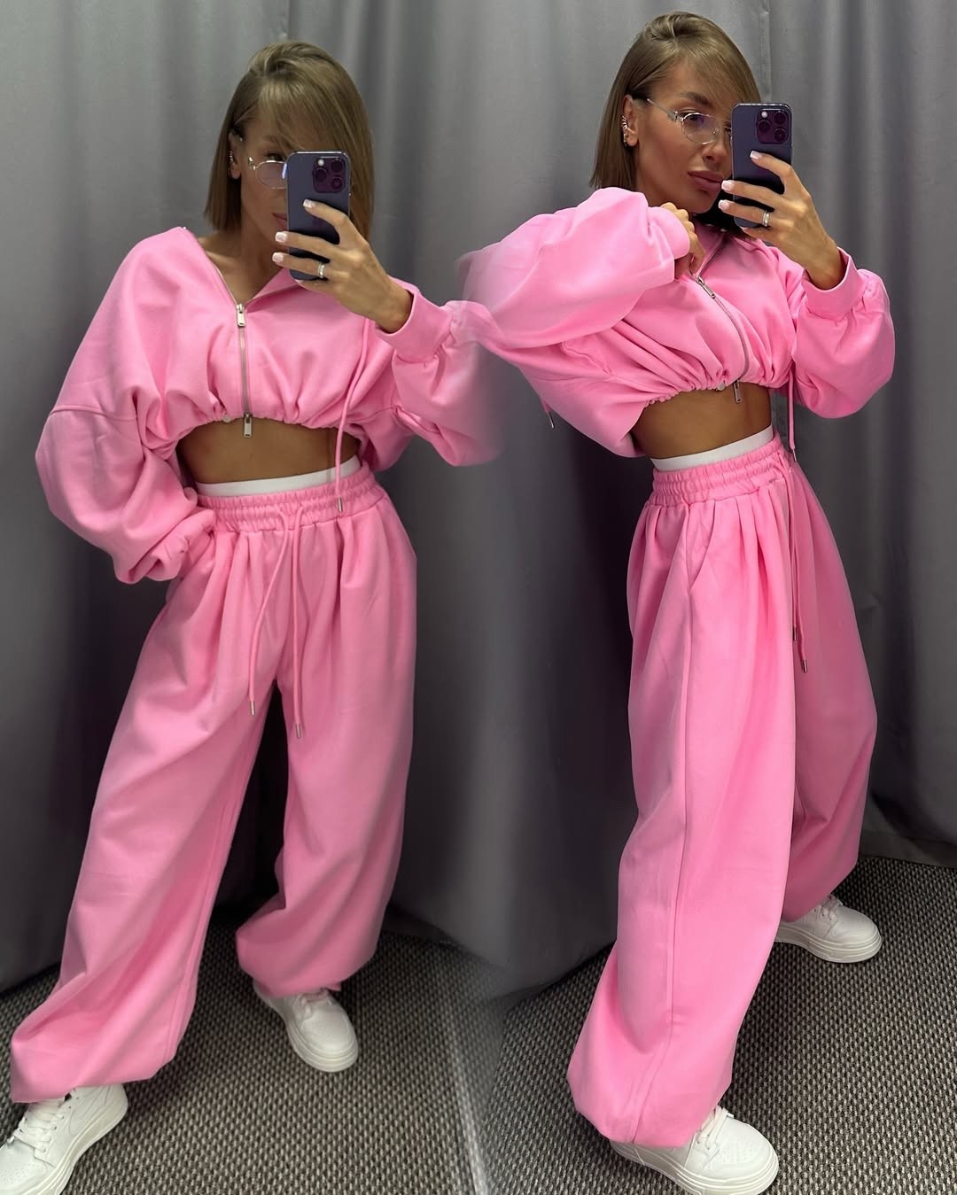 спортивные костюмы женские,летние костюмы женские,спортивный костюм зип худи на молнии emilii style цвет лимонно-желтый,костюм спортивный со штанами палаццо и зип худи micca 362768683,костюм женский