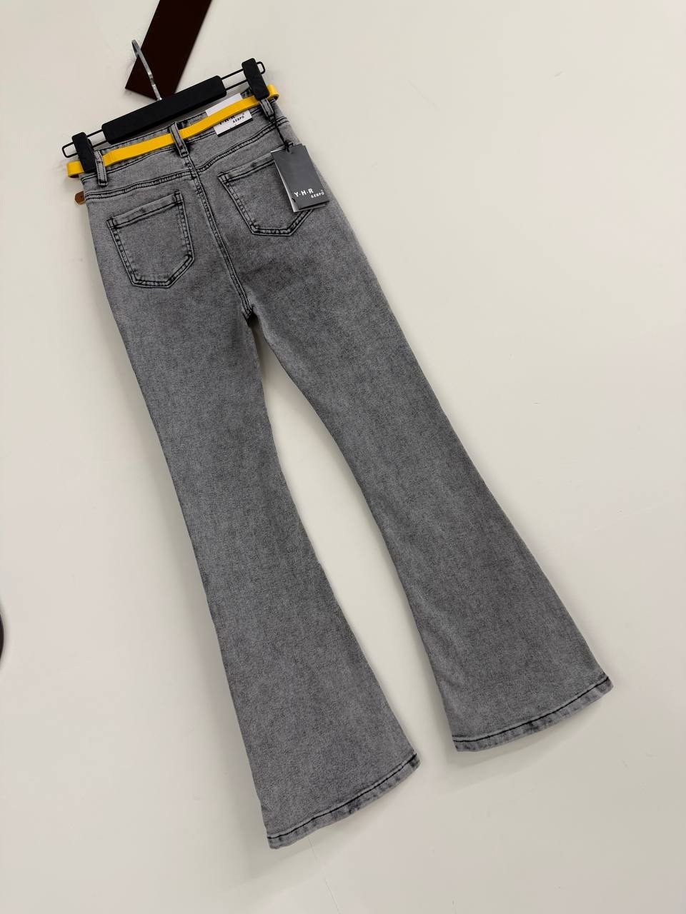 джинсы женские 7007 "однотонные-клеш № 1" серые,джинсы клёш серый,женские джинсы,джинсы клеш женские,джинсы женские клеш цвет серый
