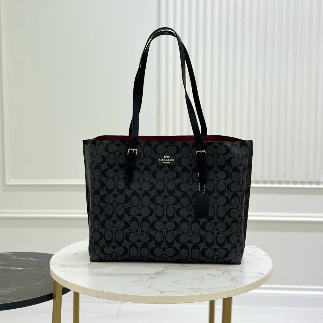 сумка-шоппер coach,coach mollie tote in signature canvas,сумка coach женская,сумка coach,шоппер coach