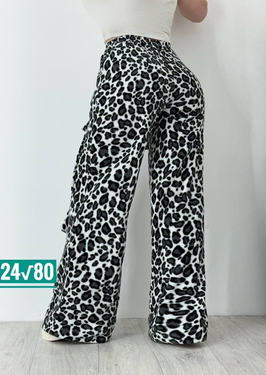 штаны женские,брюки палаццо леопард,брюки chicever женские с леопардовым принтом,брюки с леопардовым принтом,теплые женские брюки