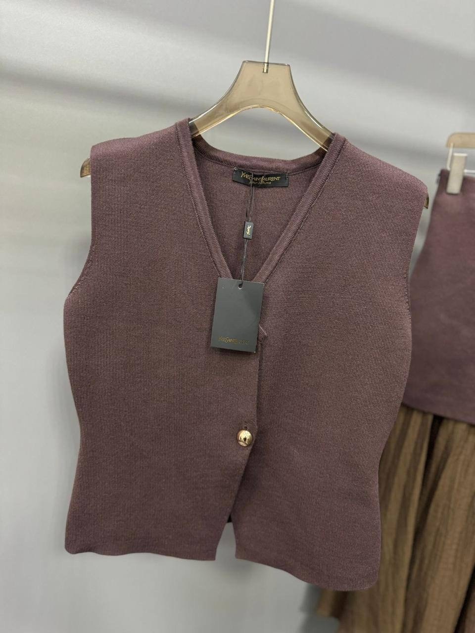 костюм замшевый жилетка и юбка теплый,юбка с жилеткой,юбка с жилетом,юбка с жилеткой цвет коричневый,костюм вечерний жилет с юбкой под зара elinafashion 332574141