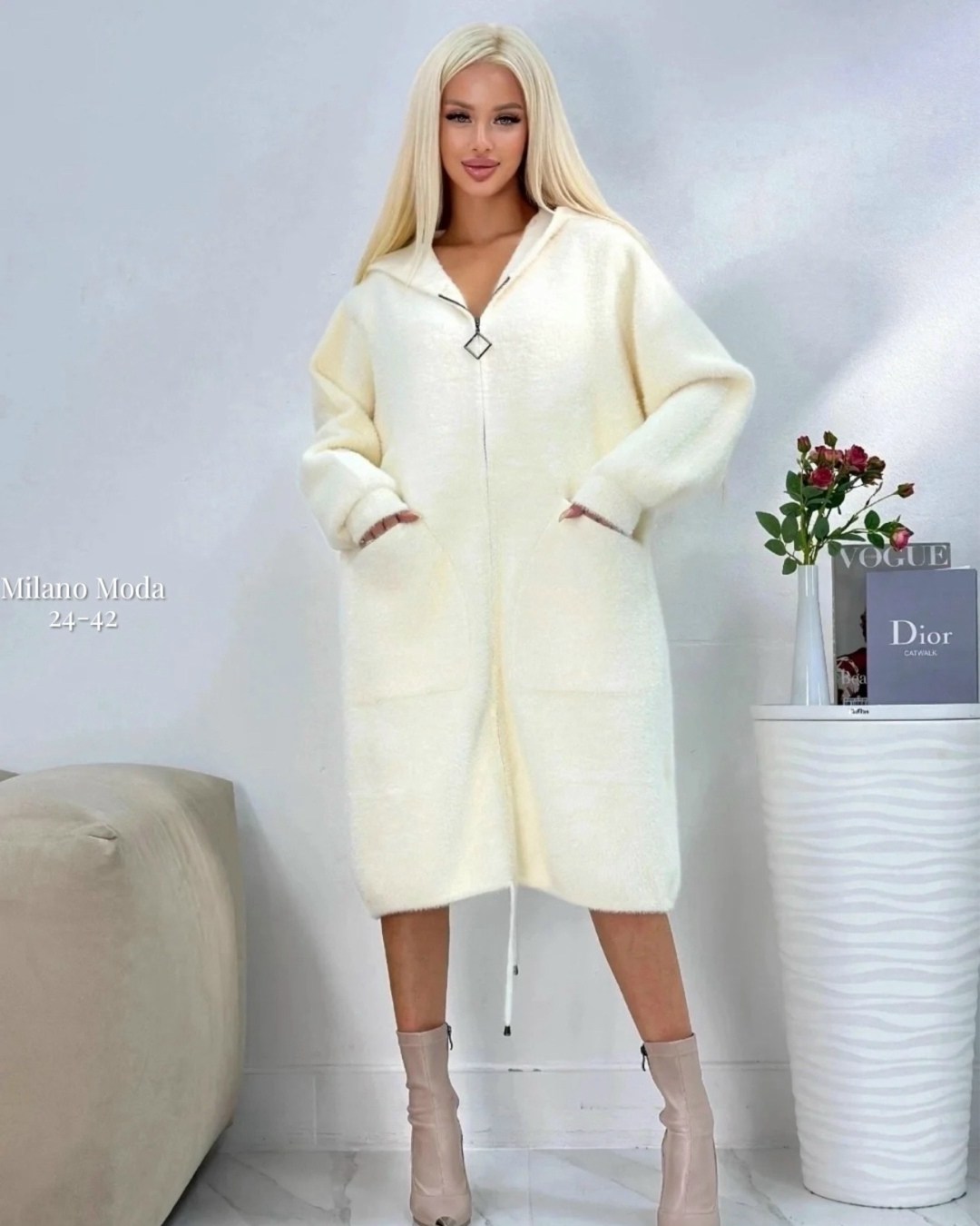 кардиган женский красный,кардиган из альпаки,кардиган альпака,кардиган,удлиненный кардиган