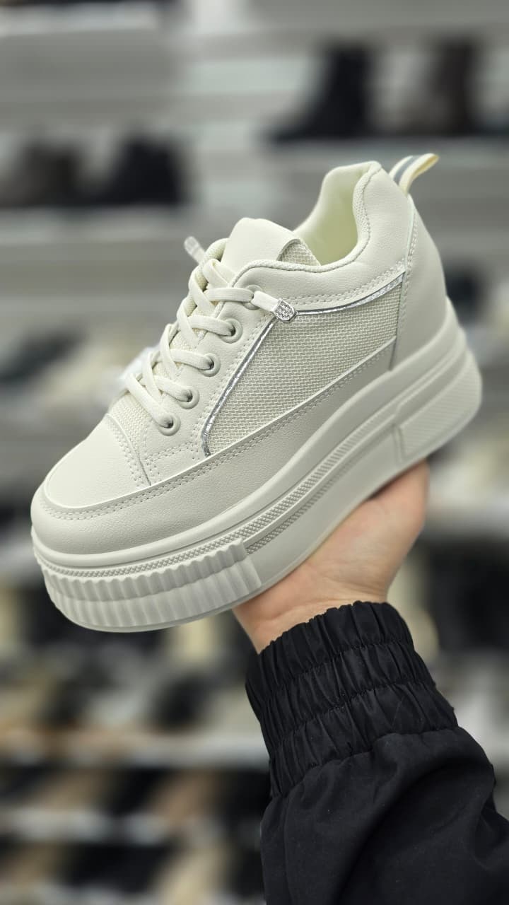 ,женские кроссовки,женские кроссовки на платформе, женская,кроссовки белая