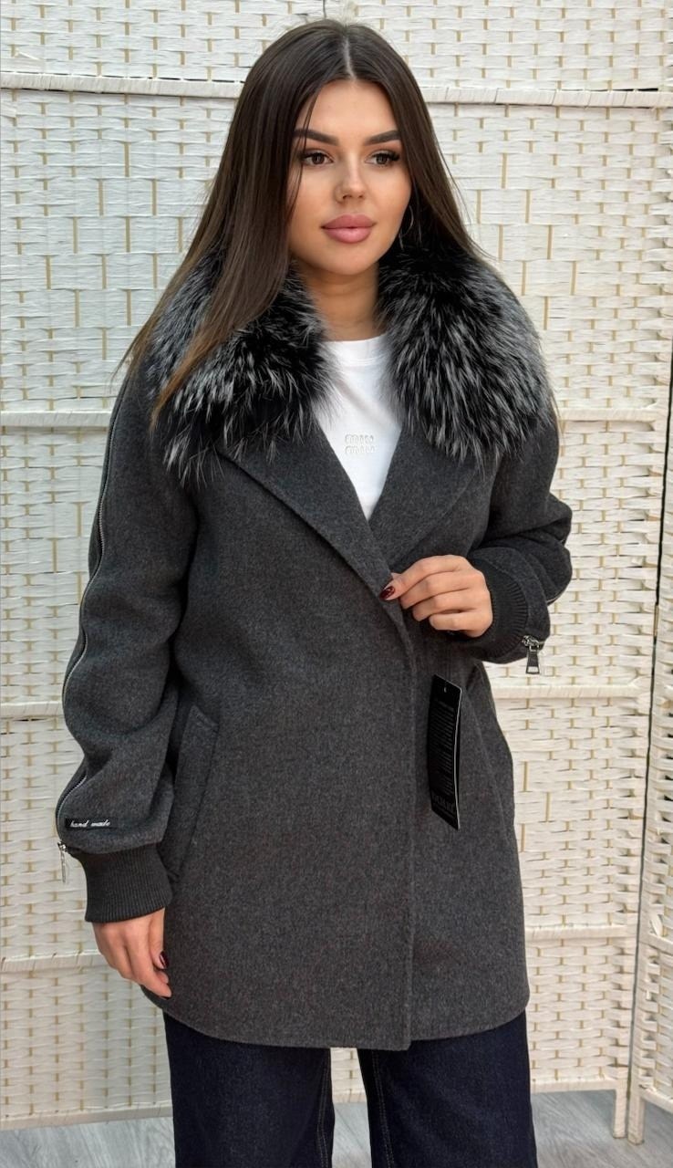 зимнее пальто,женское зимнее пальто,пальто на зиму,комбинированное пальто,пальто женские