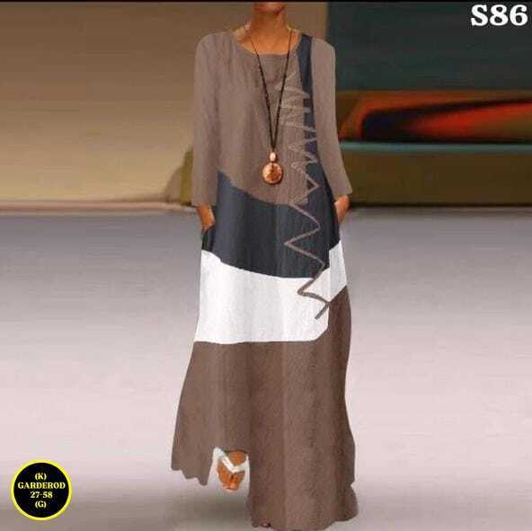 платье zanzea,стиль бохо платье,платье в стиле пэчворк,платье оверсайз макси,повседневные платья