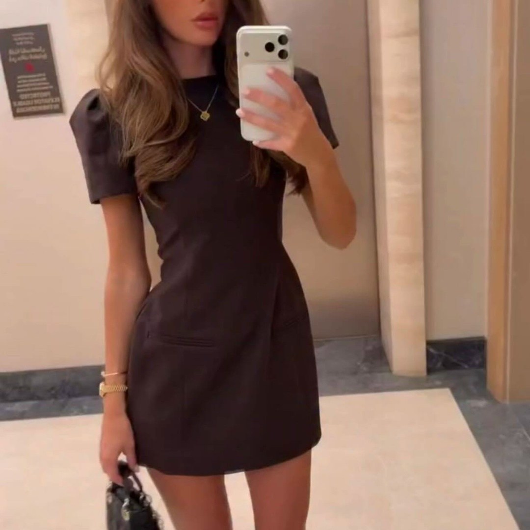 коричневое платье,платья мини,платье,женское платье мини,женское платье
