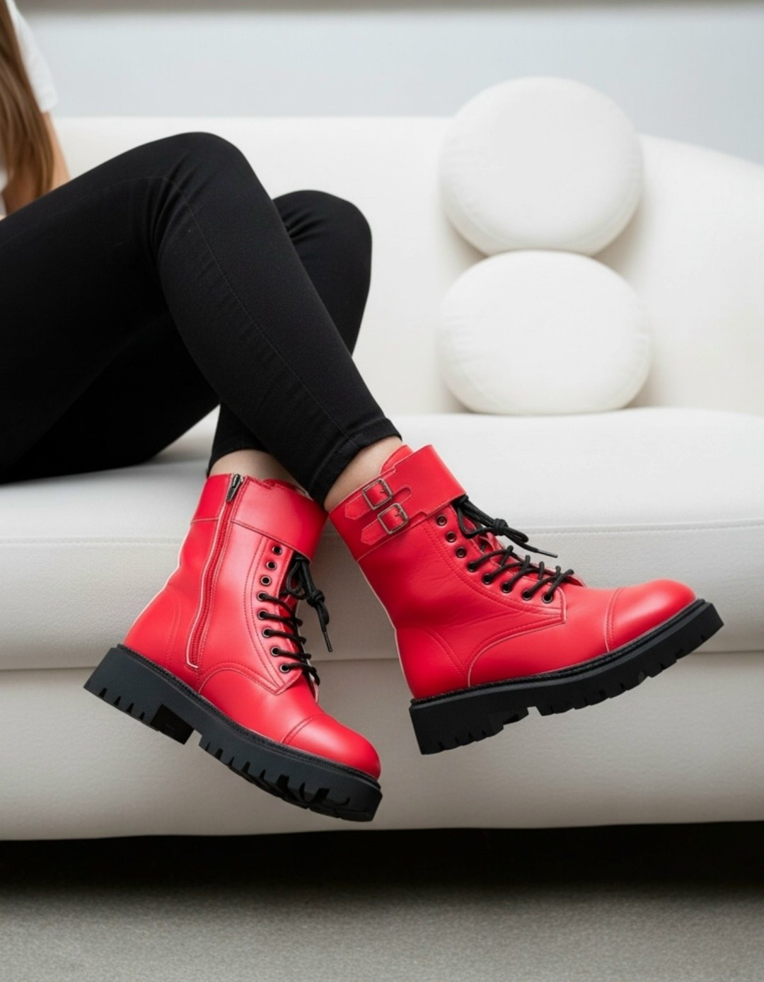 ,ботинки женские,ботинки женские красные,ботинки красные,ботинки женские красные тофа