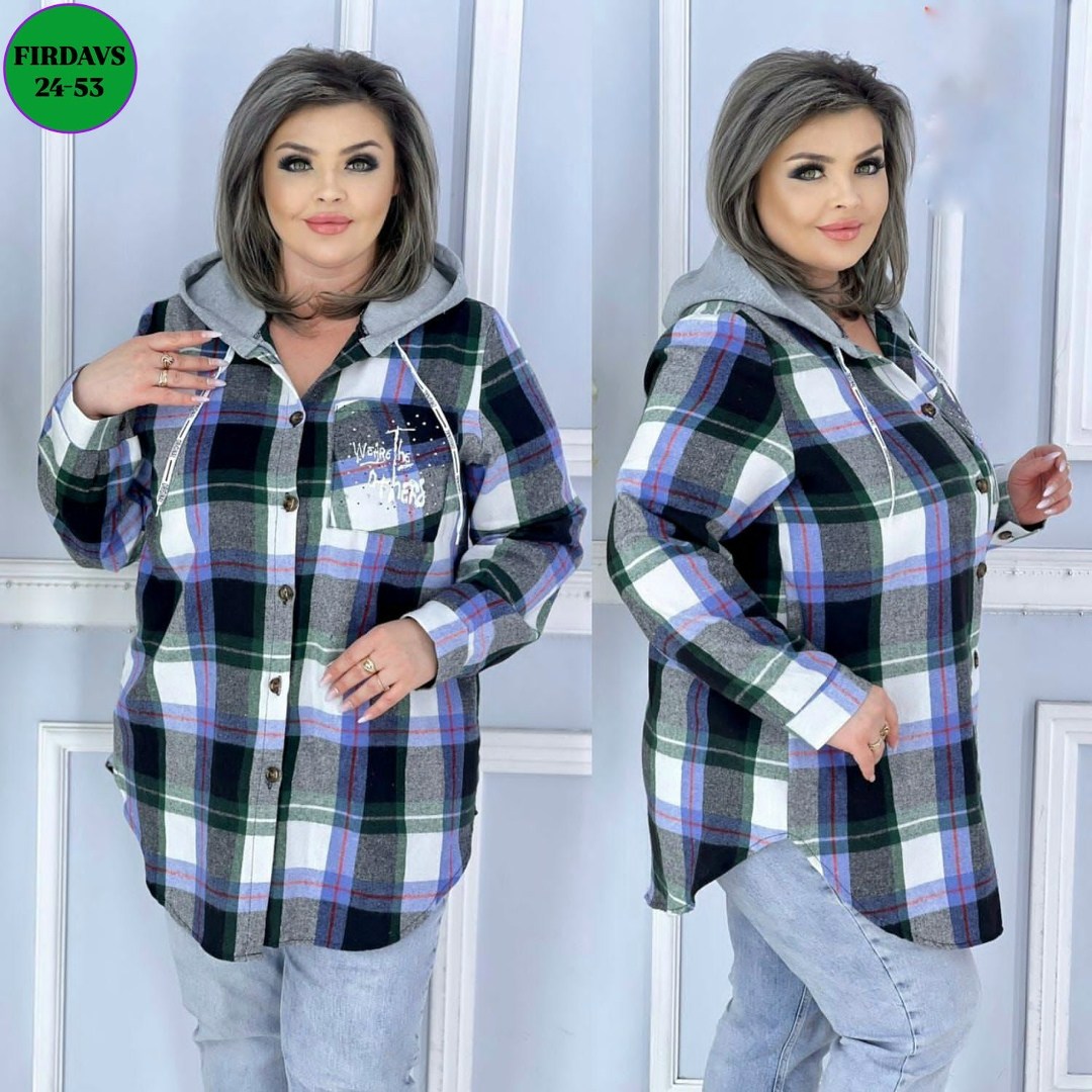 рубашка женская теплая большого размера в клетку,женская рубашка больших размеров,рубашка теплая больших размеров,рубашка теплая в клетку удлиненная,женская рубашка