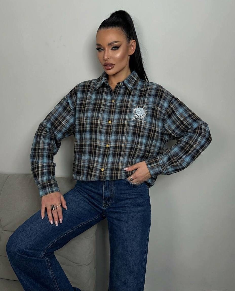 рубашка женская в клетку,рубашка женская в клетку оверсайз,рубашка в клетку оверсайз со стразами perferita,рубашка в клетку оверсайз варенка dia comodo,женская рубашка