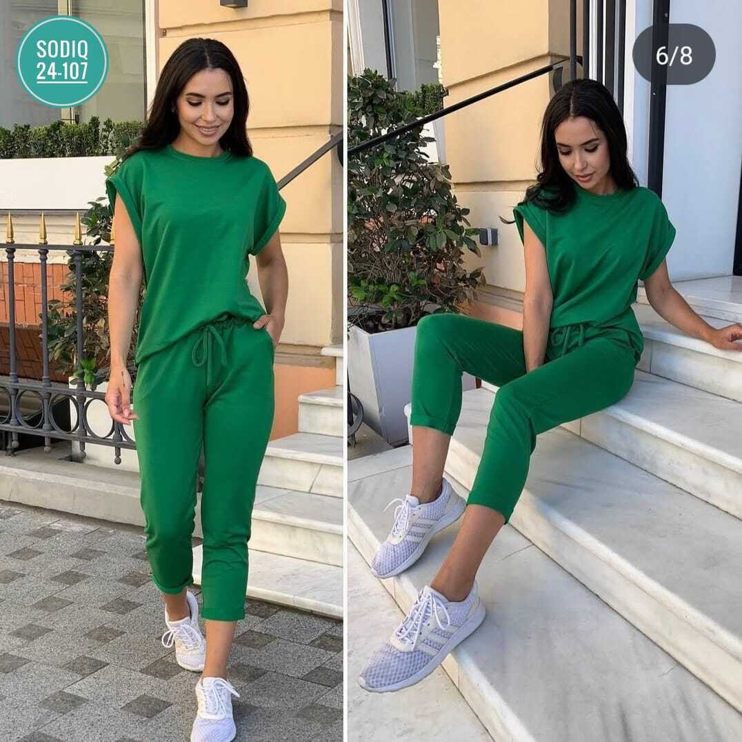 трикотажный костюм двойка,костюм двойка женская,женские костюмы спортивные,женский летний костюм двойка,костюм повседневный спортивный