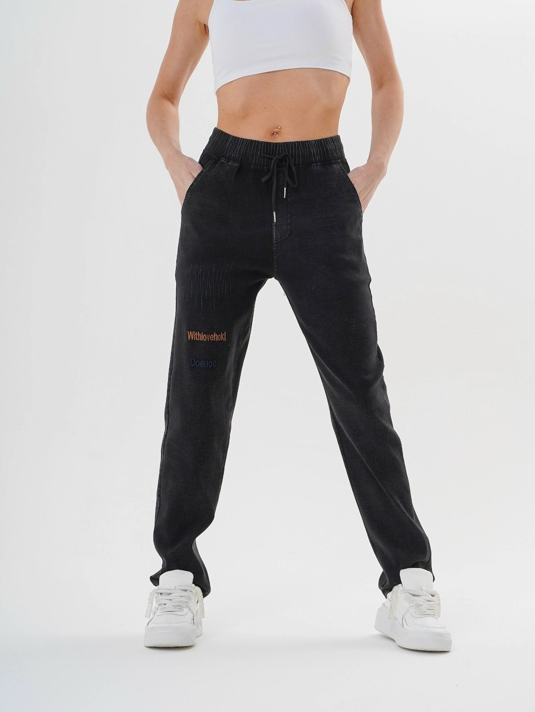 брюки спортивные женская,брюки спортивные,брюки джоггеры спортивные вельветовые banvanshop 168837515,брюки джоггеры спортивные вельветовые banvanshop цвет черный,джинсы брюки