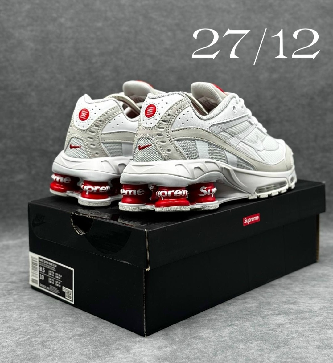 кроссовки supreme,мужские кроссовки nike air max,supreme x nike shox ride 2,кроссовки,supreme nike shox ride 2