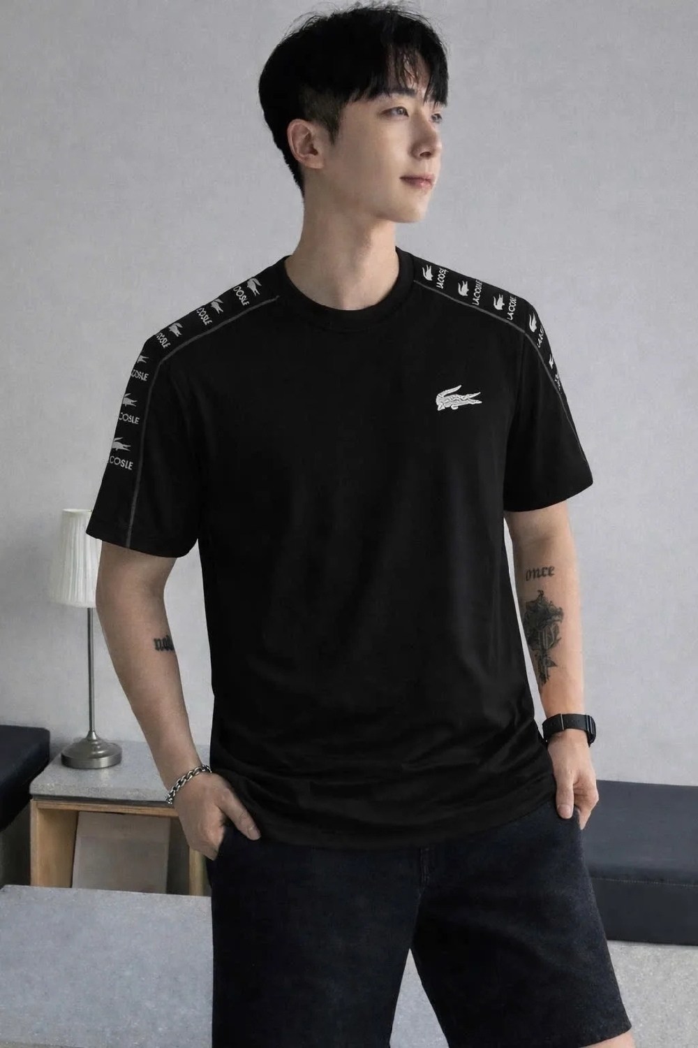 мужские футболки lacoste,мужская футболка,мужская белая футболка,белые футболки,футболка с большим