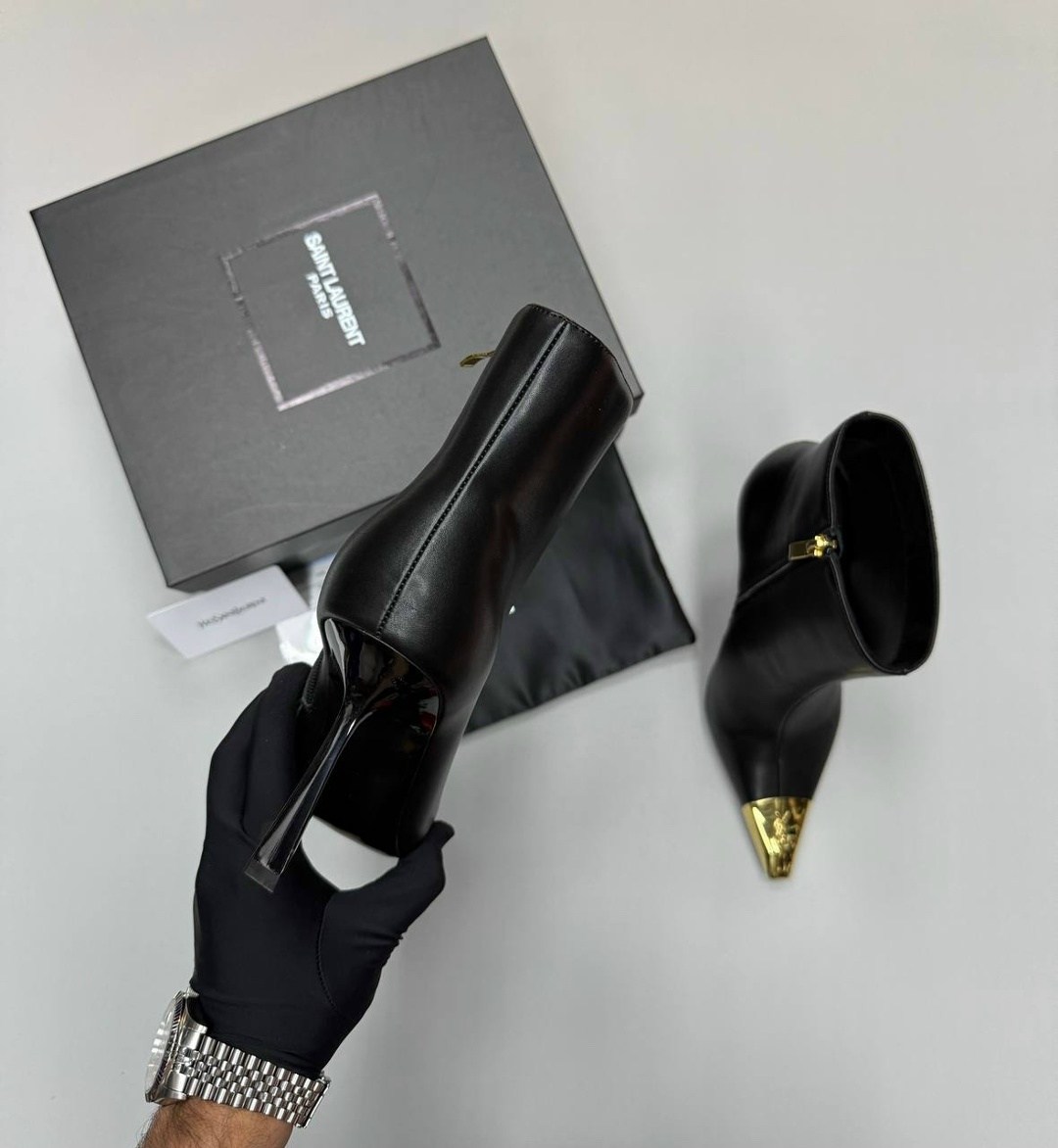 ботильоны yves saint laurent,ботильоны,ботильоны balenciaga,женские ботильоны,черные ботильоны