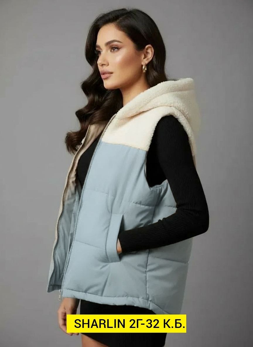 жилет детский,жилет для малыша,жилет утепленная,двусторонний жилет,жилетка детская