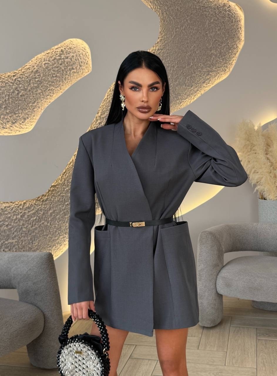 платье пиджак,женский пиджак,стильный пиджак с поясом,пиджак,женский пиджак с поясом