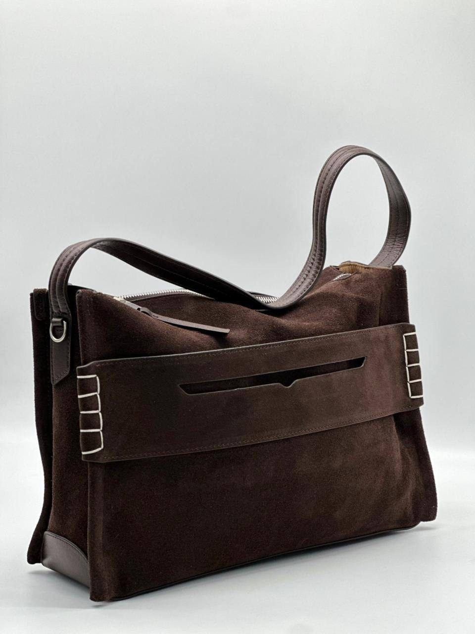 сумка эконика замшевая коричневая,сумка женская замшевая коричневая,сумка замшевая коричневая,женская сумка из натуральной кожи и замши,сумка женская натуральная замша