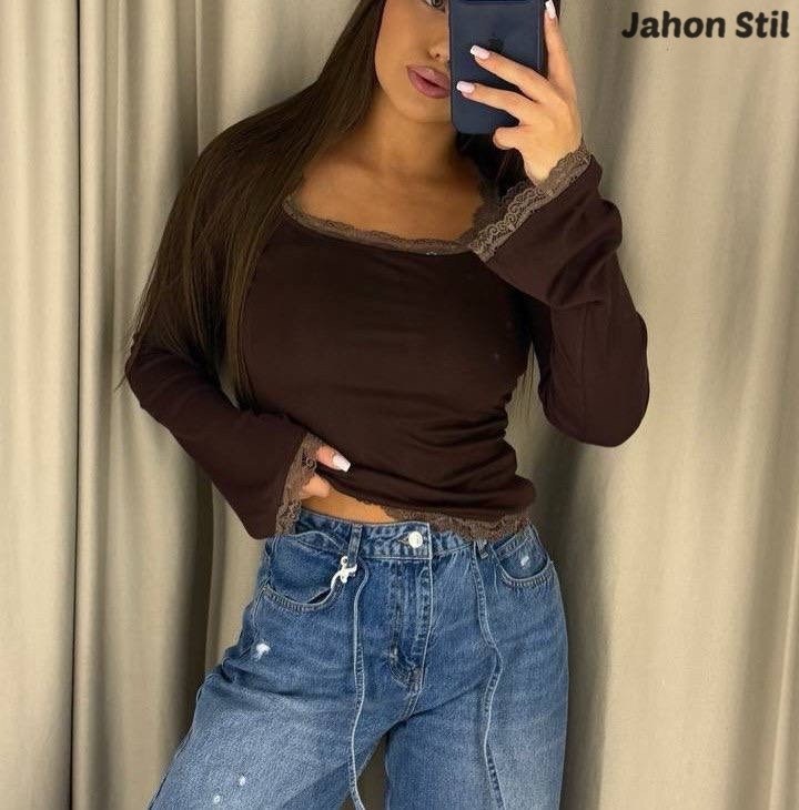 женская мода,топы модные,девушка,элегантные топы,кружевной топ с длинными рукавами