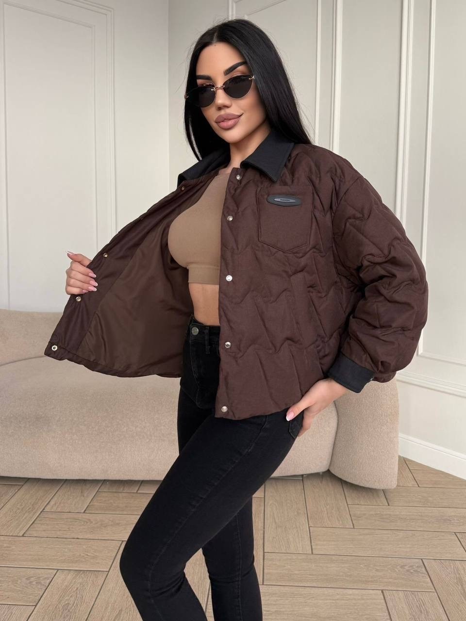 куртка бомбер женский стеганый em&sima,стеганые куртки,куртка женская,демисезонная куртка,куртка женская демисезонная