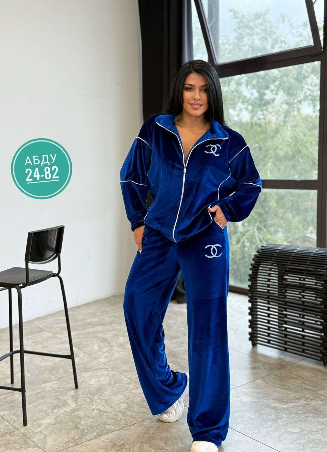 костюм-двойка из бархатной ткани велюр,костюм двойка ткан бархатный вилюр,костюм спортивный женский велюровый,костюм спортивный велюровый арт. 12189623,спортивный костюм из велюра женский большого раз
