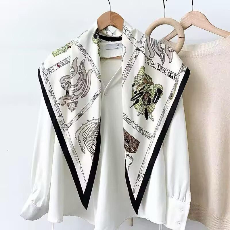 шелковый шарф,женский платок,женский шелковый шарф с принтом,шарфы для женщин,шарф с принтом