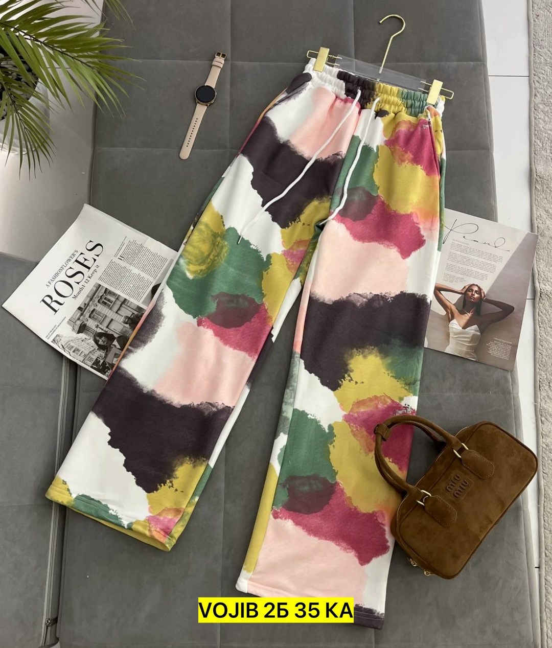 брюки модные,женские штаны,брюки женские/штаны оверсайз в клетку flam.shop 53630253,женские брюки,брюки женские палаццо