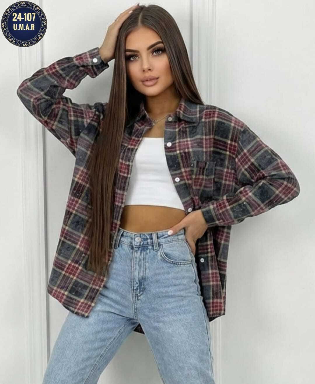 рубашка в клетку женская,рубашка в клетку,рубашка в клетку хлопковая оверсайз 4times,рубашка оверсайз в клетку harizmic,рубашка в клетку оверсайз