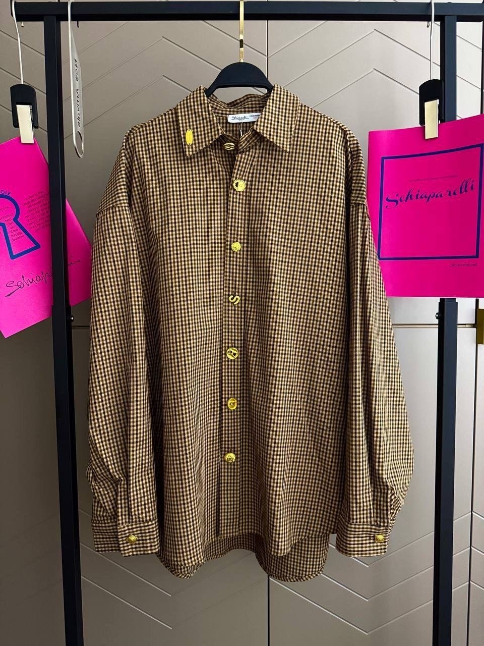 рубашка женская в клетку оверсайз,рубашка оверсайз клетка,рубашка женская в клетку,тёплая рубашка в клетку оверсайз,рубашка женская в клетку de'bora rose оверсайз размер one size коричневый