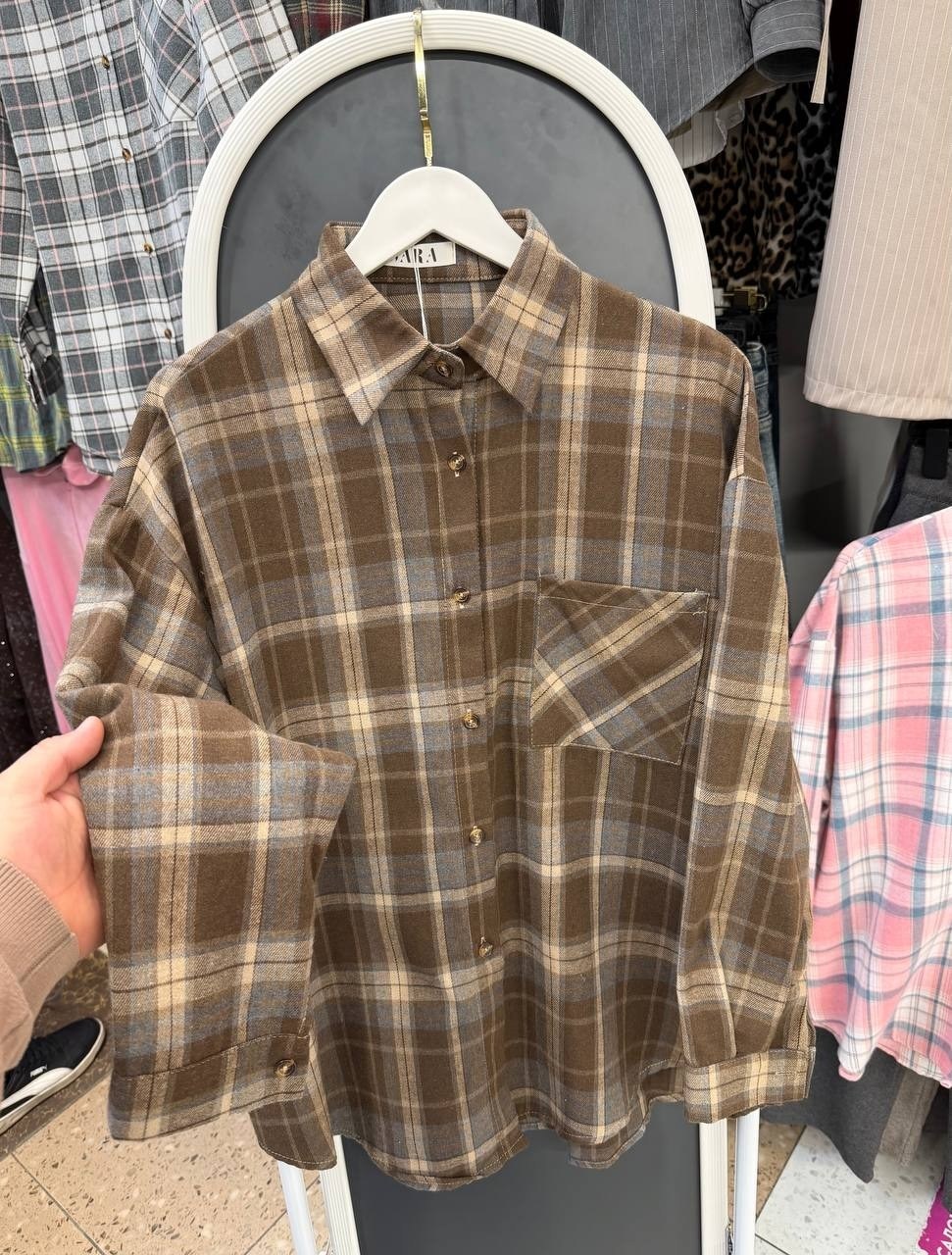 рубашка в клетку,клетчатая рубашка,рубашка женская,рубашка хлопок,женская рубашка варёнка в клетку