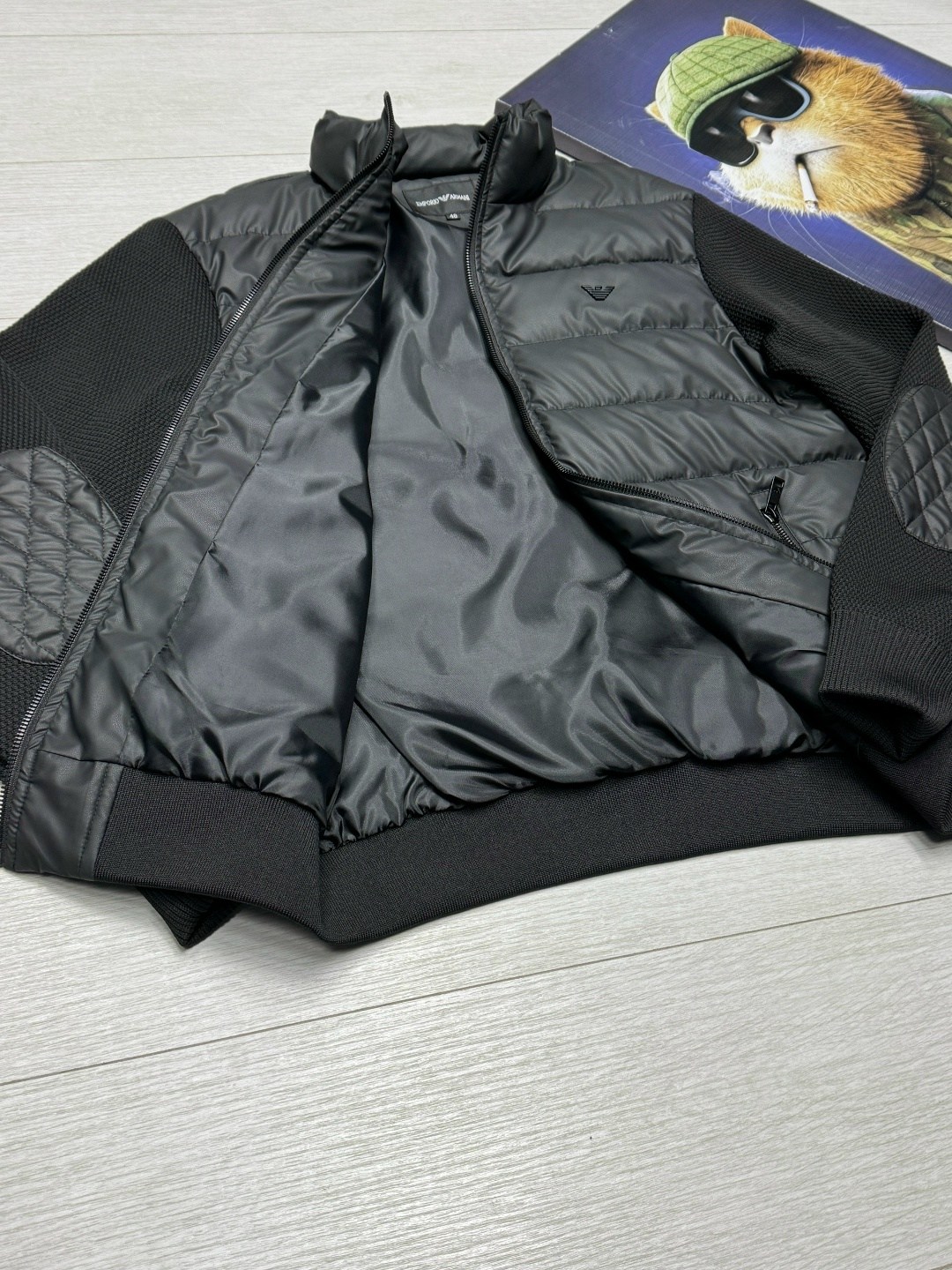 куртка мужскaя демисезонная,куртка мужская комбинированная,куртка с вязаными рукавами мужская,куртка,куртка для мужчин