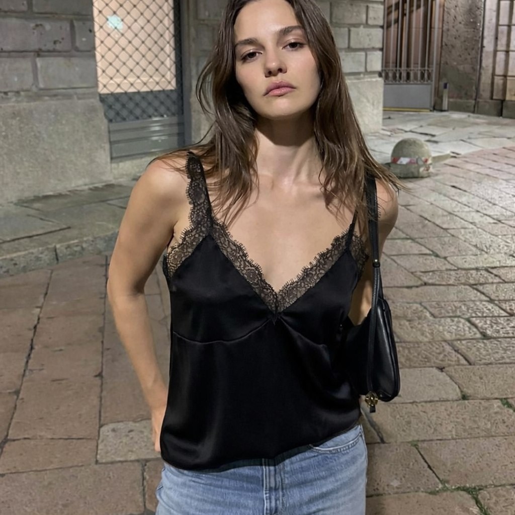 шелковый топ,майка с кружевами,топ с кружевом,шелковый топ с кружевом,топ атласный с кружевом