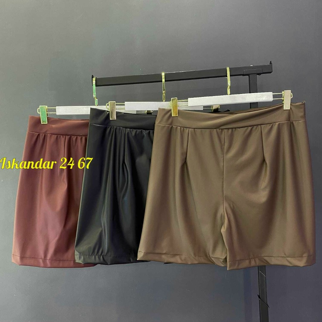 шорты кожаные женские больших размеров,шорты юбка женские,женские шорты,юбка женская,юбка