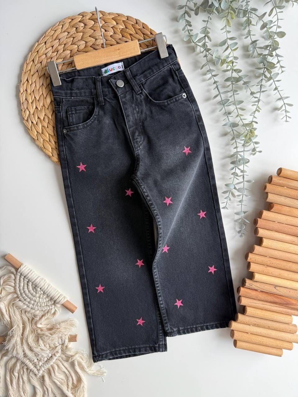 джинсы для девочек,джинсы со звездами,джинсы для детей,джинсы с вышивкой,джинсы детские