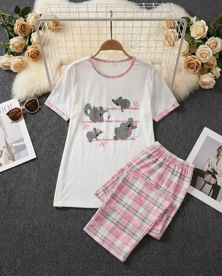 пижама женская,пижама,пижама для женщин с,пижама женская с бриджами,комплект пижама