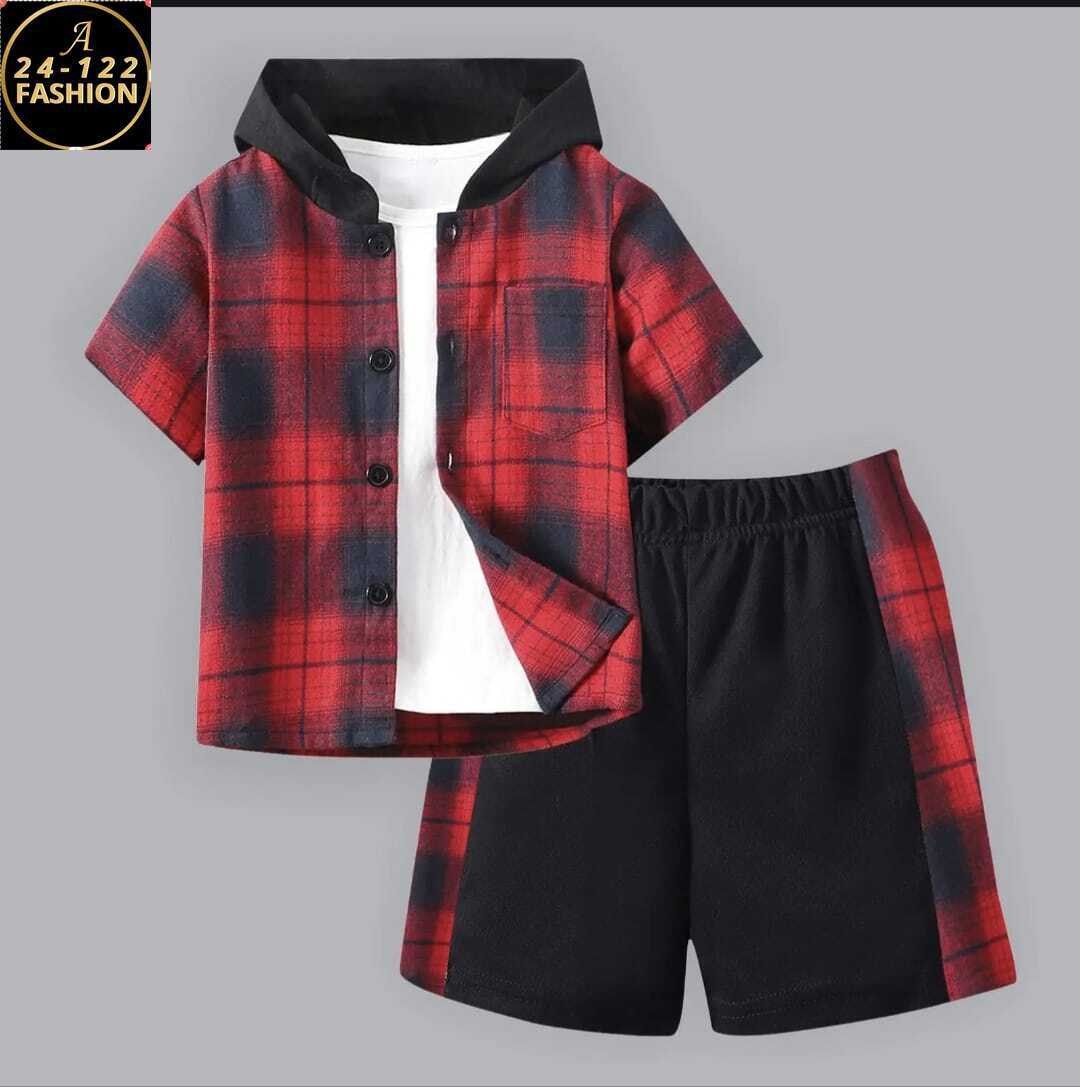 комплект одежды для мальчика,рубашка с капюшоном,рубашка в клетку с капюшоном,рубашка в клетку с капюшоном для мальчика,одежда для мальчика