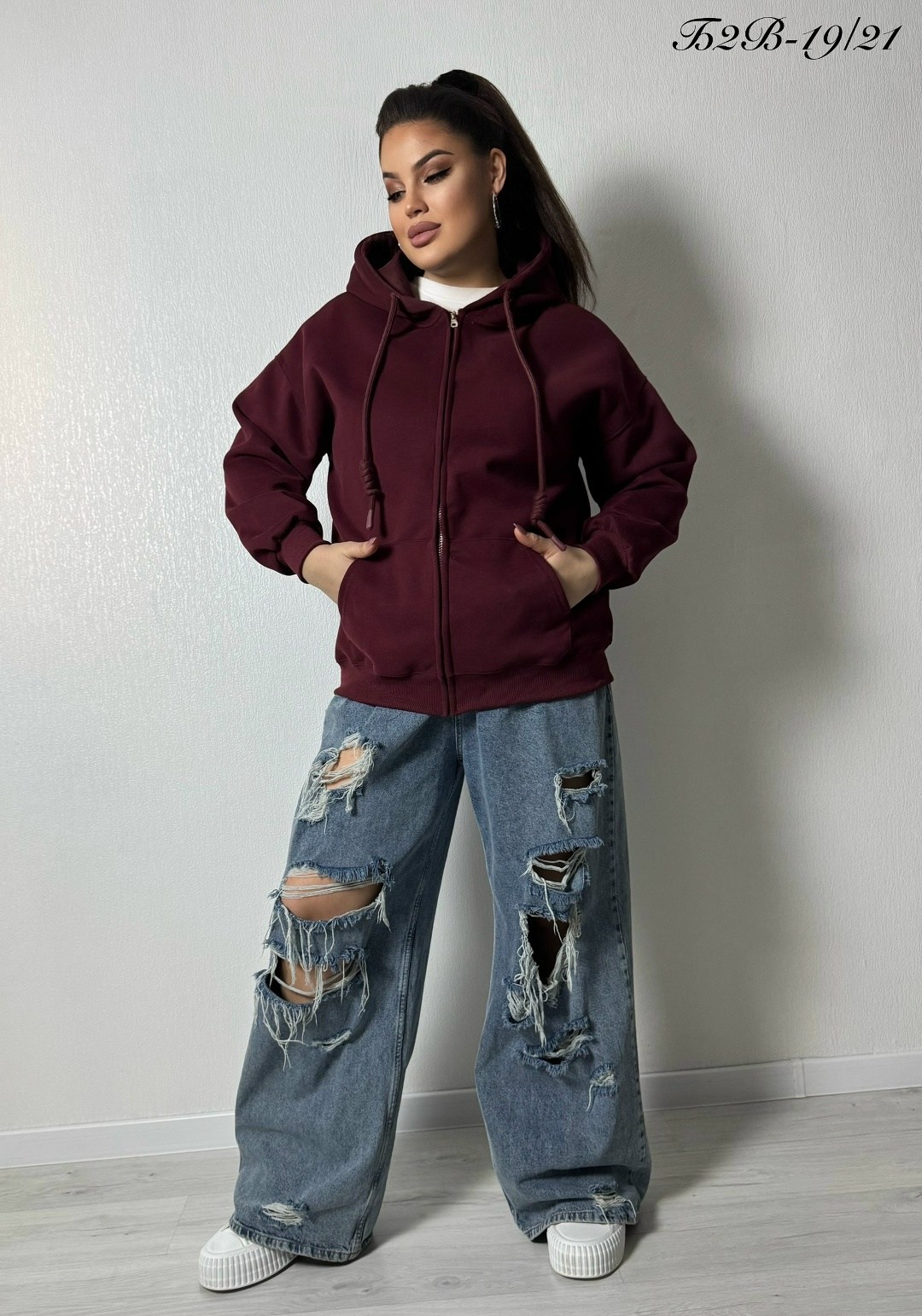 оверсайз толстовка,толстовка женская,толстовка бордовая,толстовка женская твое 96028 бордовая m-l,толстовка на молнии с капюшоном теплая оверсайз binita