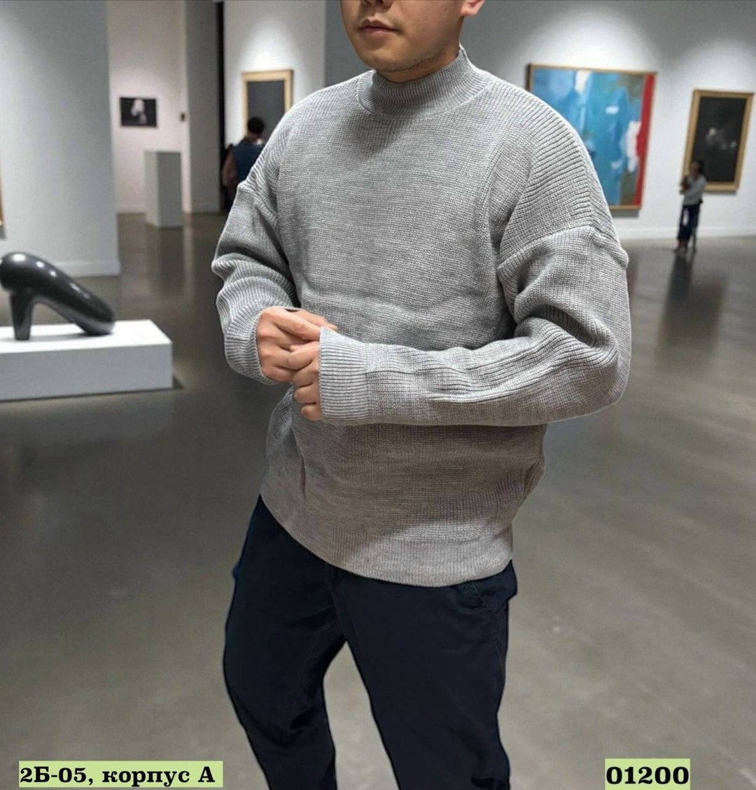 мужской свитер оверсайз,мужской свитер,джемпер мужской,свитер с горлом теплый оверсайз effclo,свитер мужской вязаный