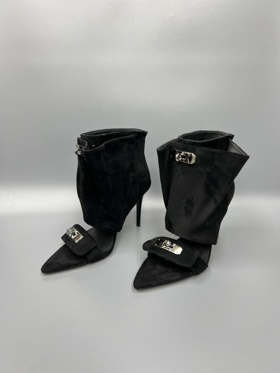 ,женские сапоги,сапоги живанши бежевые,короткие сапоги,замшевые сапоги